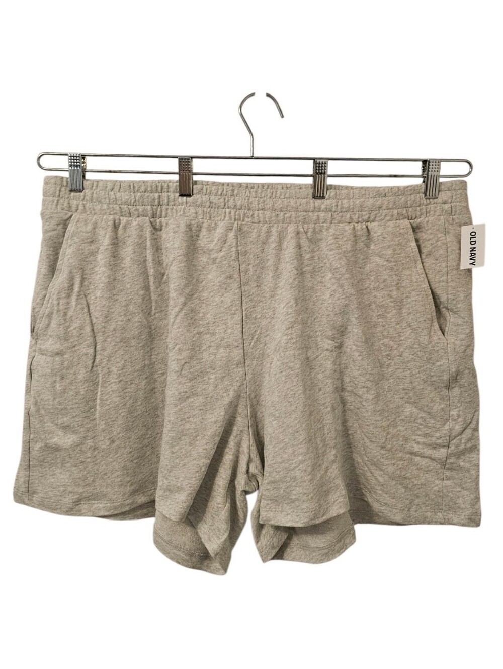 Grey Old Navy Women's High Waist Relaxed Shorts